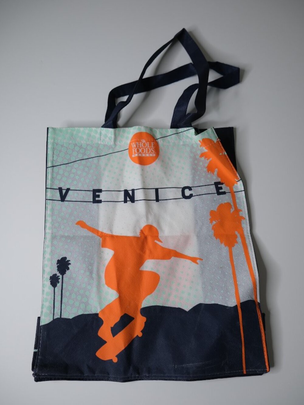 Whole Foods vintage resuable grocery bags Venice Pasadena California